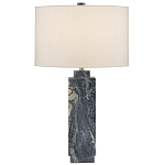 Настольная лампа с корпусом из серого мрамора Breathtaking View варинант исполнения - 3 | Loft Concept в Краснодаре