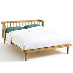 Кровать из массива дуба с пружинным блоком Mateta варинант исполнения - 1 | Loft Concept в Краснодаре