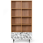 Широкий стеллаж с принтом Elise Rack варинант исполнения - 20 | Loft Concept в Краснодаре