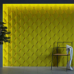 Гипсовая 3D Панель DRAGON SCALE - B варинант исполнения - 2 | Loft Concept в Краснодаре