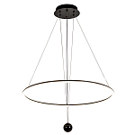 Светодиодная люстра Black LED Circle and Ball Lamp варинант исполнения - 2 | Loft Concept в Краснодаре
