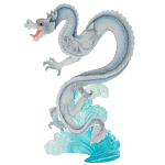 Декоративная статуэтка Дракон White Blue Water Dragon Statuette варинант исполнения - 1 | Loft Concept в Краснодаре