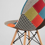 Стул с обивкой в технике пэчворк DSW варинант исполнения - 6 | Loft Concept в Краснодаре