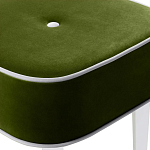 Квадратный мягкий пуф на белых ножках Winton Pouf Square варинант исполнения - 2 | Loft Concept в Краснодаре