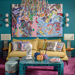 Homer Simpson in Paradise картина акрил на холсте варинант исполнения - 1 | Loft Concept в Краснодаре