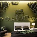 Барельеф OWLS варинант исполнения - 2 | Loft Concept в Краснодаре