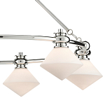 Люстра с ромбовидными плафонами Pointed Diamond Shade варинант исполнения - 1 | Loft Concept в Краснодаре