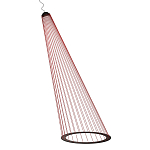 Подвесной светильник из металла Rays of Light варинант исполнения - 1 | Loft Concept в Краснодаре