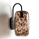 Бра с плафоном из янтарного стекла Amber Olmos Wall Lamp варинант исполнения - 2 | Loft Concept в Краснодаре