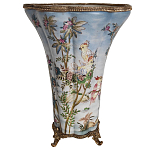 Фарфоровая ваза с изображением попугаев Eden Garden варинант исполнения - 2 | Loft Concept в Краснодаре