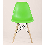 Пластиковый стул на ножках из массива бука Eames Light Green варинант исполнения - 4 | Loft Concept в Краснодаре