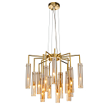 Люстра со стеклянными цилиндрическими плафонами Luminous Cylinders Amber варинант исполнения - 2 | Loft Concept в Краснодаре