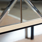 Шкаф с 2-мя зеркальными дверцами Serena Mirror Cabinet варинант исполнения - 5 | Loft Concept в Краснодаре