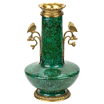 Фарфоровая ваза с малахитовым узором MALACHITE варинант исполнения - 1 | Loft Concept в Краснодаре