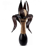 Настольная лампа черная INDONESIAN LAMPS 1 варинант исполнения - 1 | Loft Concept в Краснодаре