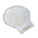 Фигурка из фарфора в виде ракушки морского гребешка Marine Tridacna варинант исполнения - 2 | Loft Concept в Краснодаре