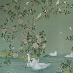 Обои ручная роспись Harpsden blue варинант исполнения - 1 | Loft Concept в Краснодаре