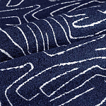 Мебельная ткань Букле синий цвет 140 см T3-8 варинант исполнения - 1 | Loft Concept в Краснодаре