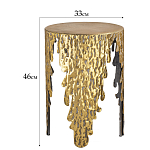 Столик дизайнерский Copper streaks варинант исполнения - 5 | Loft Concept в Краснодаре