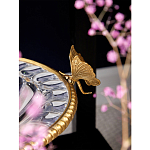 Чаша из прозрачного стекла с бронзовым ободком и фигурками бабочек Eden Garden варинант исполнения - 4 | Loft Concept в Краснодаре