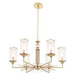 Люстра с 6-ю цилиндрическими стеклянными плафонами Jeanette варинант исполнения - 3 | Loft Concept в Краснодаре