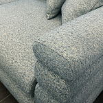 Дизайнерский Диван Lancaster Серо-голубое букле варинант исполнения - 1 | Loft Concept в Краснодаре