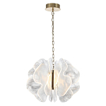 Люстра с крупными рельефным декором в виде лепестков 60 см Ethereal Bloom варинант исполнения - 3 | Loft Concept в Краснодаре