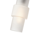 Подвесной светильник со стеклянным рифленым плафоном цилиндрической формы Eliara 13 варинант исполнения - 8 | Loft Concept в Краснодаре