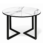 Стол обеденный раздвижной со столешницей белый мрамор Magali варинант исполнения - 2 | Loft Concept в Краснодаре