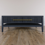 Кофейный стол Primo с двумя ящиками Черный дуб варинант исполнения - 2 | Loft Concept в Краснодаре