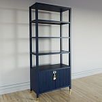 Стеллаж со стеклянными полками Elsa Dreams Blue варинант исполнения - 1 | Loft Concept в Краснодаре