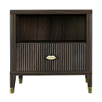 Прикроватная тумбочка с полкой Elsa Dreams Walnut  варинант исполнения - 6 | Loft Concept в Краснодаре