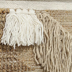 Панно из шерсти и хлопка с узором Beige Calista Cascade варинант исполнения - 3 | Loft Concept в Краснодаре