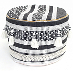 Пуф  Black and White Ornament варинант исполнения - 1 | Loft Concept в Краснодаре