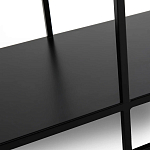 Ступенчатый стеллаж Menzie Steps Metal Rack Black варинант исполнения - 4 | Loft Concept в Краснодаре