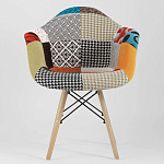 Стул с обивкой в стиле Patchwork варинант исполнения - 2 | Loft Concept в Краснодаре