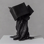 Скульптура «Окаменелый рост», Черный объект варинант исполнения - 1 | Loft Concept в Краснодаре