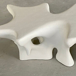 Кофейный стол природной формы Sirius White Coffee Table варинант исполнения - 1 | Loft Concept в Краснодаре