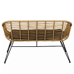 Кушетка плетеная из ротанга Wicker Сouch варинант исполнения - 2 | Loft Concept в Краснодаре