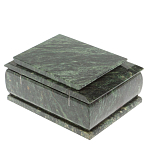 Шкатулка с зеркалом из натурального камня змеевик Stone Casket варинант исполнения - 5 | Loft Concept в Краснодаре