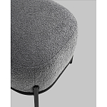 Пуф Стоун букле Fluffy темно-серый варинант исполнения - 3 | Loft Concept в Краснодаре