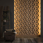 Гипсовая 3D панель с принтографией PM-46 варинант исполнения - 2 | Loft Concept в Краснодаре