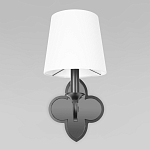 Бра с белым текстильным абажуром и фигурным основанием с зеркальной вставкой Vitorino варинант исполнения - 12 | Loft Concept в Краснодаре