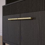 Стеллаж Primo с ящиками Темный орех варинант исполнения - 5 | Loft Concept в Краснодаре