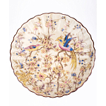 Чаша с цветочным орнаментом на ножке в виде бронзового ангела Eden Garden варинант исполнения - 4 | Loft Concept в Краснодаре