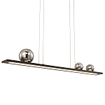 Светодиодная линейная люстра IONA Сhandelier black 103 варинант исполнения - 1 | Loft Concept в Краснодаре