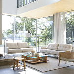 Кресло с каркасом из массива дуба Gallin Chair Boucle варинант исполнения - 8 | Loft Concept в Краснодаре