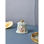 Шкатулка голубого цвета с рисунком и состаренным эффектом Eden Garden варинант исполнения - 7 | Loft Concept в Краснодаре