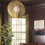 Подвесной светильник в форме золотых дисков Minimalist Lighting Fixture варинант исполнения - 3 | Loft Concept в Краснодаре