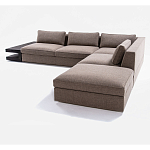 4-х местный Угловой модульный диван Zartаrn с приставным деревянным столиком варинант исполнения - 3 | Loft Concept в Краснодаре